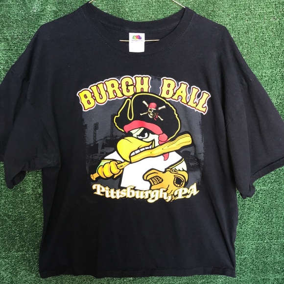 Vintage Other - vintage Y2K Pittsburgh Pirates “Burgh Ball” Parrot Shirt XXL MLB